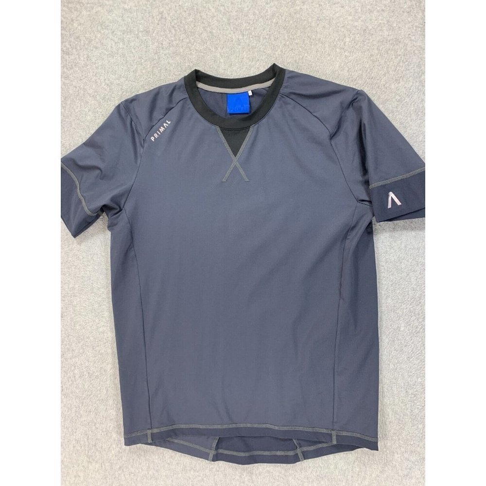 Primal Short Sleeve Cycling Jersey (Men's Medium)‎ Gray